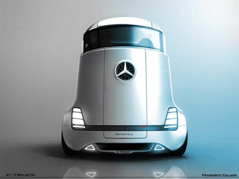 มาชมภาพเรนเดอร์ รถรถบรรทุกพลังงานไฟฟ้าจาก Mercedes – Benz 