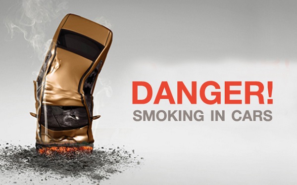  สูบบุหรี่ในรถ อันตราย