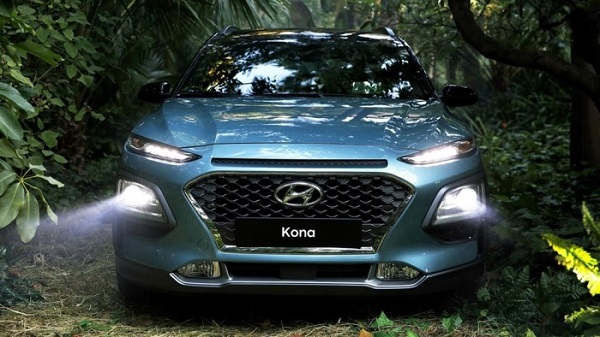 ดีไซต์ด้านหน้า Hyundai Kona 2017