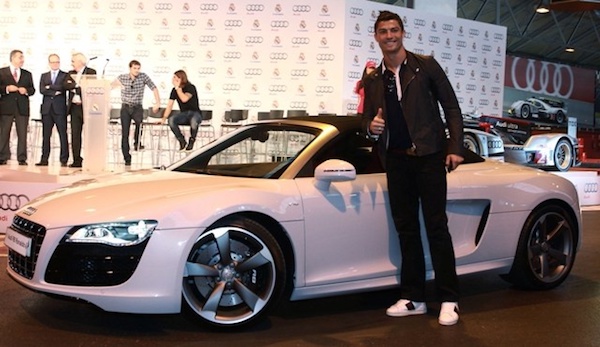 Cristiano Ronaldo และ Audi R8