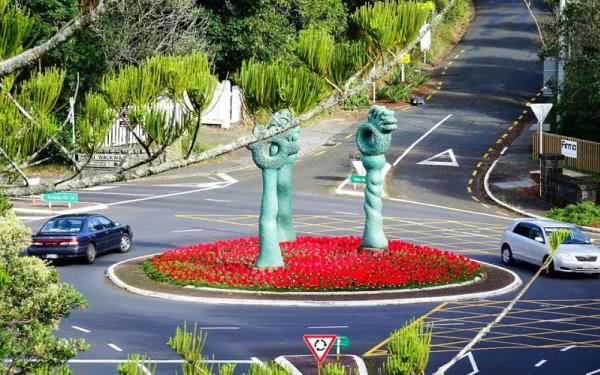 วงเวียน Titirangi : โอ๊คแลนด์, นิวซีแลนด์