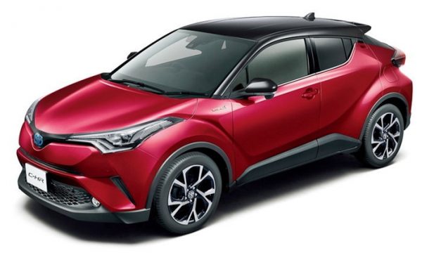 Toyota CH-R 2017 สีทูโทน ใหม่ล่าสุด ที่ประเทศญี่ปุ่น