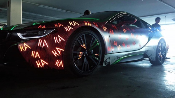 แปลงโฉม BMW i8 แรงบันดาลใจจาก Joker วายร้ายใน Suicide Squad