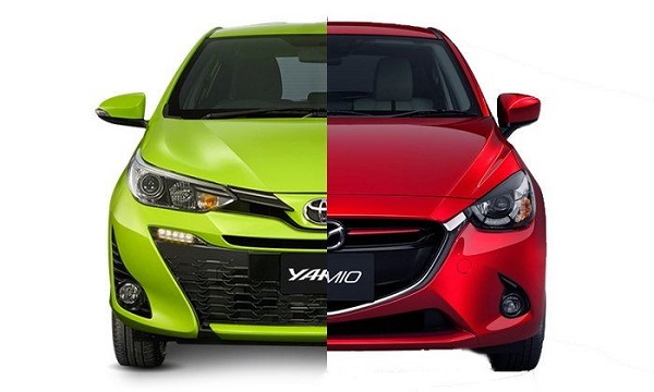 Toyota Yaris 2017 กับ Mazda2