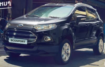 Ford EcoSport สีดำ