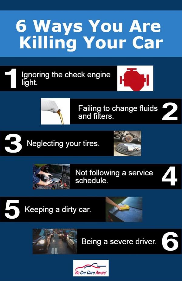 6 เหตุผลที่ทำให้รถของคุณเสีย