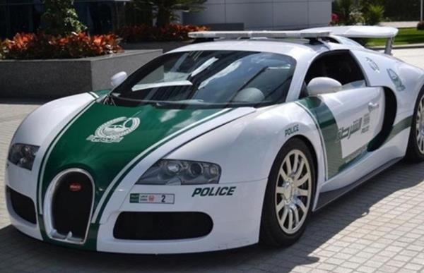 Bugatti Veyron รถตำรวจแห่งนครดูไบ มาวินเร็วที่สุดในโลก