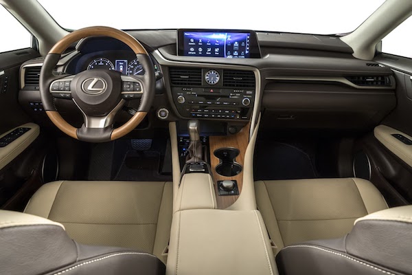 อุปกรณ์ภายใน รถ Lexus RXL 2018