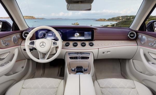 โฉมงามหน้าตาและในห้องโดยสารของ Mercedes Benz  E-class Cabriolet   