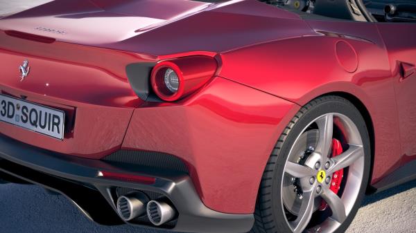 รูปลักษณ์ภายนอกของ Ferrari Portofino