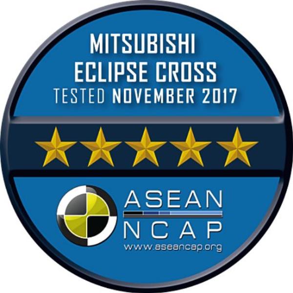 Mitsubishi Eclipse Cross​ 2018 ซิวรางวัลรถปลอดภัยระดับ 5 ดาว งาน ASEAN NCAP