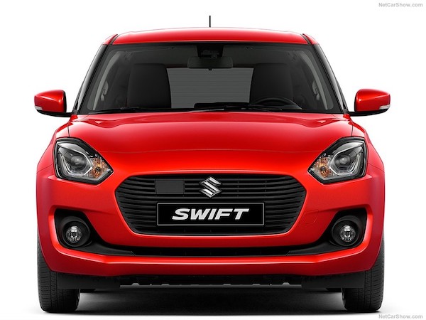 ดีไซน์ด้านหน้า เปิดตัว All new Suzuki Swift 2018​