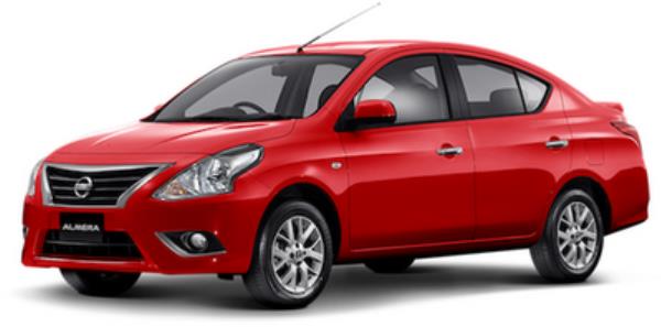 Nissan Almera 2018  สีแดง