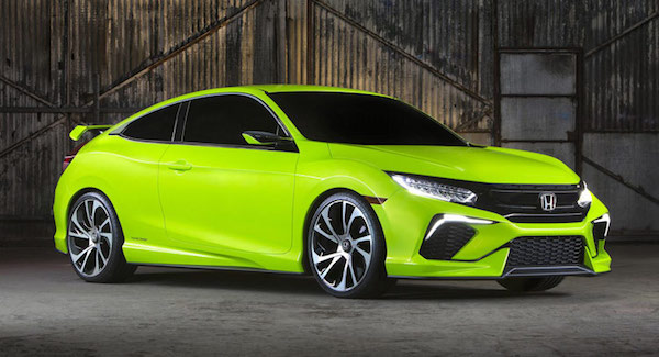 Honda Civic Concept ออกมาก่อนช่วงปี 2015 ต้นแบบของ Civic FC ตัวปัจจุบัน 