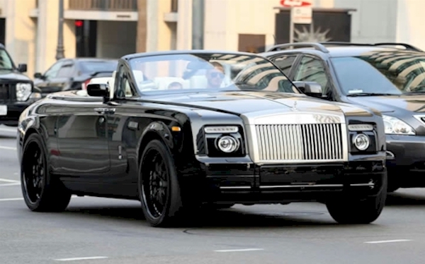 David Beckham กับ  Rolls Royce Phantom Drophead