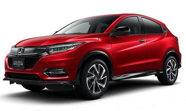 รูปลักษณ์ภายนอก Honda HR-V 2018 ที่ญุี่ปุ่นใช้ชื่อว่า Vezel