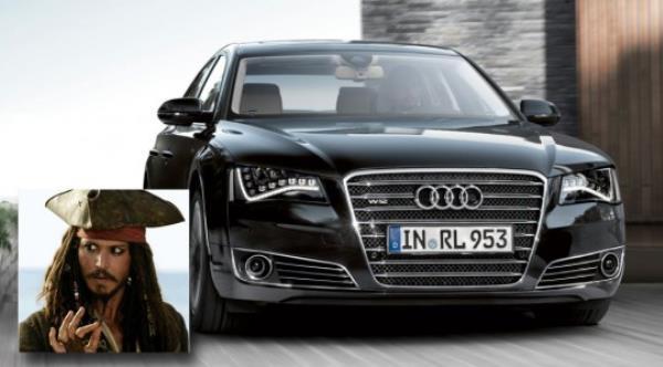  Johnny Depp (จอห์นนี่ เด็ปป์) กับ Audi A8
