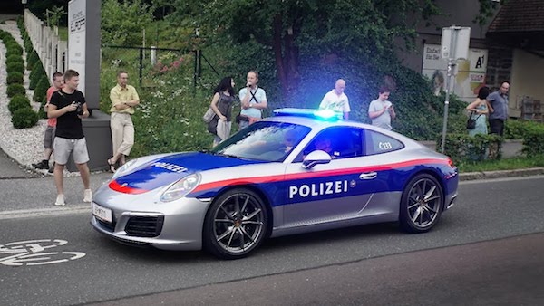Porsche Carrera 911 รถตำรวจออสเตรีย