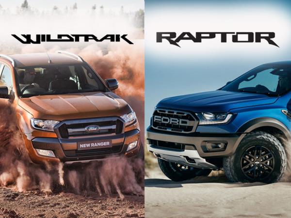 โฉมใหม่ทั้งคู่ ปี 2018   Ford Ranger (Wildtrak)  &  Ford Ranger Raptor
