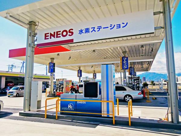 แบรนด์ENEOSชื่อดังในญี่ปุ่นก็มีสถานีไฮโดรเจนเช่นกัน
