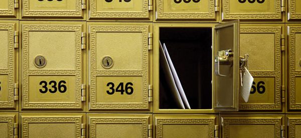 กล่องจดหมายอาจจะป้องกันด้วยกุญแจ จดหมายอิเล็กทรอนิกส์(Email)ป้องกันด้วยPassword