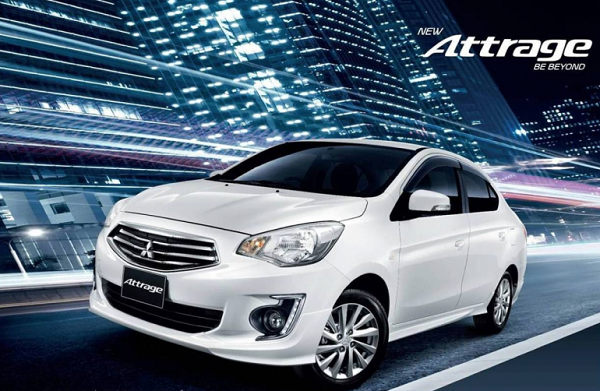 Mitsubishi Attrage รถซีดานรุ่นเล็ก ที่ประหยัดน้ำมันเทียบเท่า Eco Car