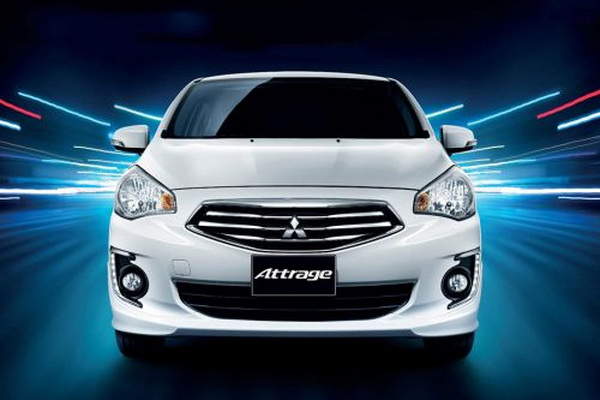 Mitsubishi Attrage กับกระจังหน้าดีไซน์ใหม่ และเส้นสายที่ดูลุ่มลึกรอบคัน