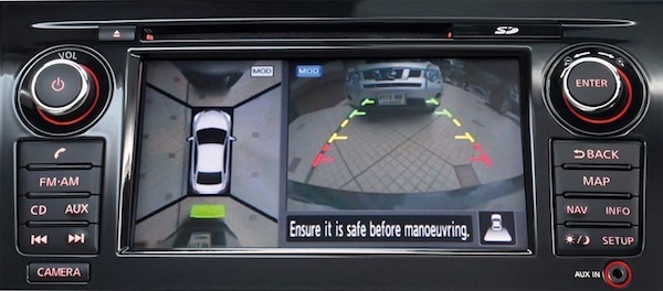 กล้องมองรอบคันแบบ 360 องศา ทำให้การขับขี่ในที่แคบ ๆ ทำได้ง่ายขึ้น 
