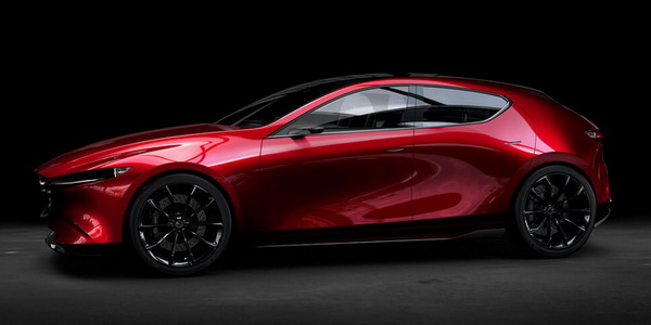 All New Mazda 3 ดีไซน์ด้วย Kai Concept ที่โชว์ให้เห็นความเคลื่อนไวของเส้นสายบนตัวรถ