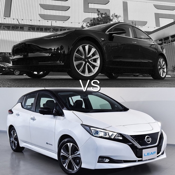 เปรียบเทียบ Tesla Model 3 vs Nissan Leaf รถยนต์พลังงานไฟฟ้ารุ่นไหนดี?