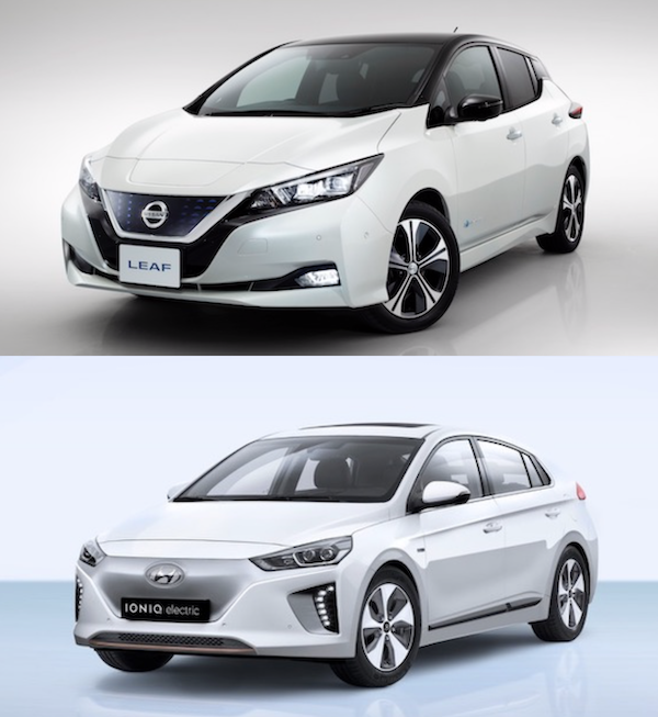 เปรียบเทียบรถพลังไฟฟ้า!!! Hyundai IONIQ กับ Nissan leaf