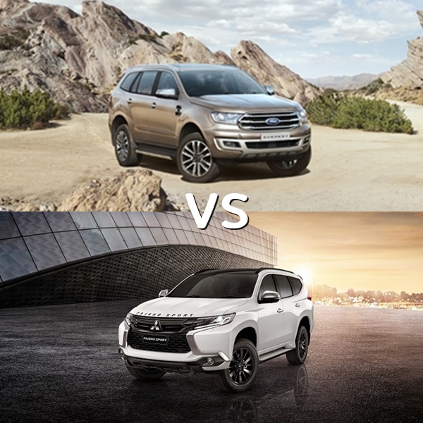 ท้าชน! Ford Everest 2019 VS Mitsubishi Pajero Sport 2019 คันไหนดี?
