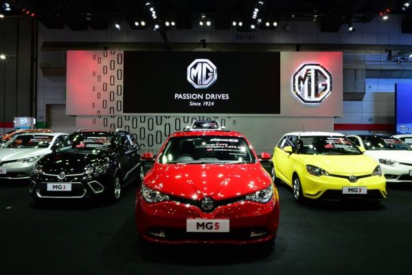 ยอดขายรถ MG มีการเติบโตมากกว่า 100 เปอร์เซ็นต์