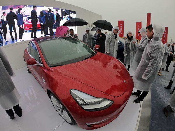 Tesla Model 3 ที่เปิดตัวในจีน