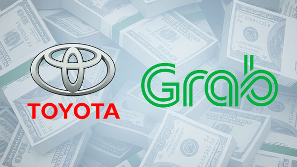 Toyota จับมือลงทุน 1,000 ล้านดอลลาร์กับ Grab เพื่อเพิ่มการเป็นพันธมิตรกับขนส่งมากขึ้น