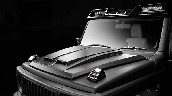 กระโปรงหน้าของ Suzuki Jimny Black Bisbon Edition ที่มาพร้อมช่องดักลมคู่ 