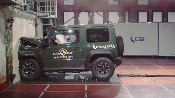 ความปลอดภัยมาตรฐานของ Suzuki Jimny คือ EURO NCAP 3ดาว ความปลอดภัยมาตรฐานของ Suzuki Jimny คือ EURO NCAP 3ดาว