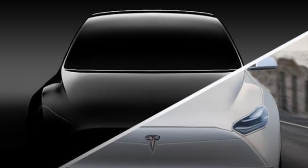 ภาพ Tesla Model Y ที่ถูกปล่อยมาบนเว็บไซต์ของ TESLA