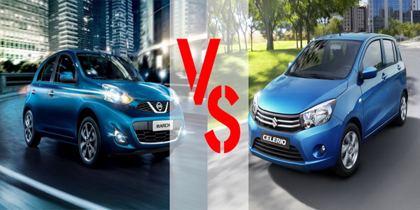 เปรียบเทียบรถรุ่นเล็ก Nissan March กับ Suzuki Celerio 