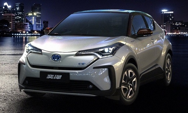  เปิดผ้าคลุม Toyota C-HR EV 2019 ไฟฟ้าคันแรกของโตโยต้าที่งาน Auto Shanghai 2019