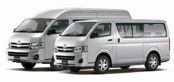 สำหรับตลาดประเทศไทยจะแบ่ง Toyota Hiace ออกเป็นอีก 3 ประเภทด้วยกัน ตามลักษณะของรูปทรงรถ