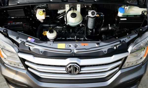MG V80 ติดตั้งเครื่องยนต์ดีเซล 4 สูบ VM Motori Eco-D ขนาด 2.5 ลิตร ให้กำลังสูงสุด 136 แรงม้า