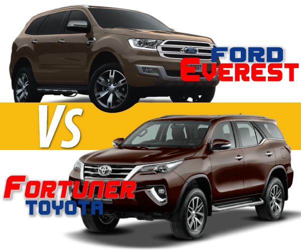 ศึกตัว TOP ระหว่าง Toyota Fortuner VS Ford Everest