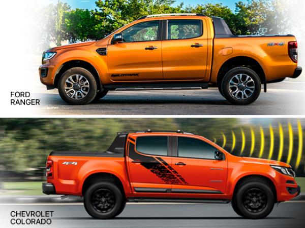 เทียบกระบะพันธุ์อเมริกัน Ford Ranger Wildtrak VS. Chevrolet Colorado High country คุณจะเลือกใคร