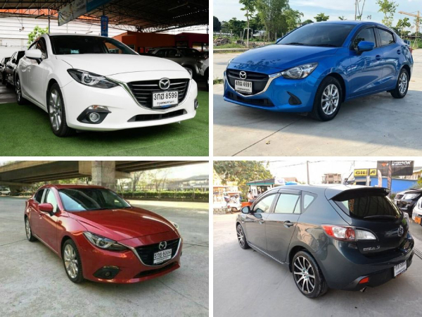 สีสันของ Mazda 3 มีให้เลือกมากมาย