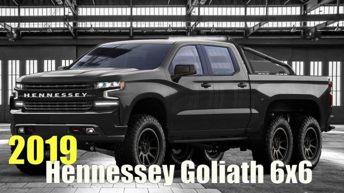 Hennessey Goliath 6 × 6 โฉมใหม่มีอะไรที่มากกว่า Chevrolet Silverado ที่ติดเพิ่ม 2 ล้อ