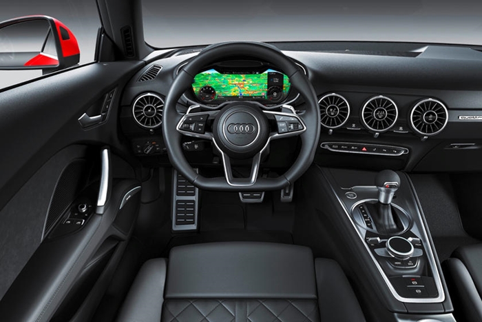ตัวอย่างการออกแบบห้องโดยสารของ Audi ตระกูล TT