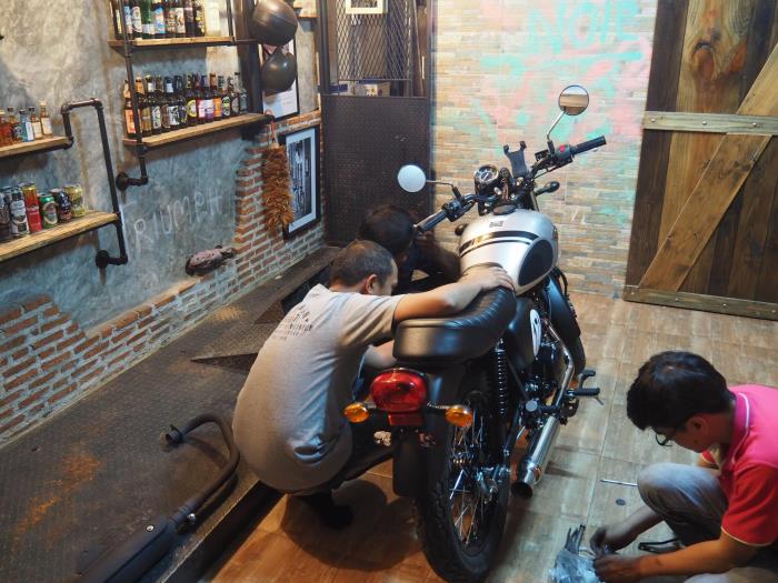 ตัวอย่างผลงานของร้านซ่อม TR Custom Motorcycle