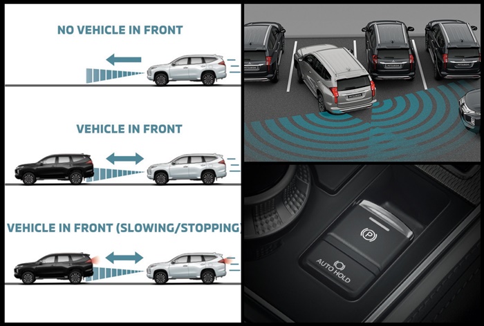 ระบบความปลอดภัยของ Mitsubishi Pajero Sport 2019