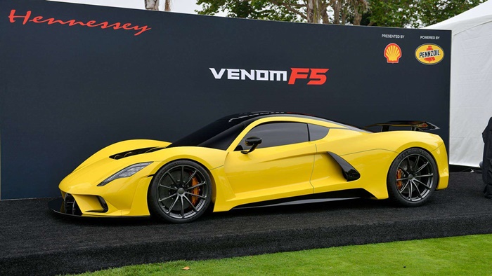 Hennessey Venom F5 ทำความเร็วได้สูงถึง 484 กิโลเมตรต่อชั่วโมง